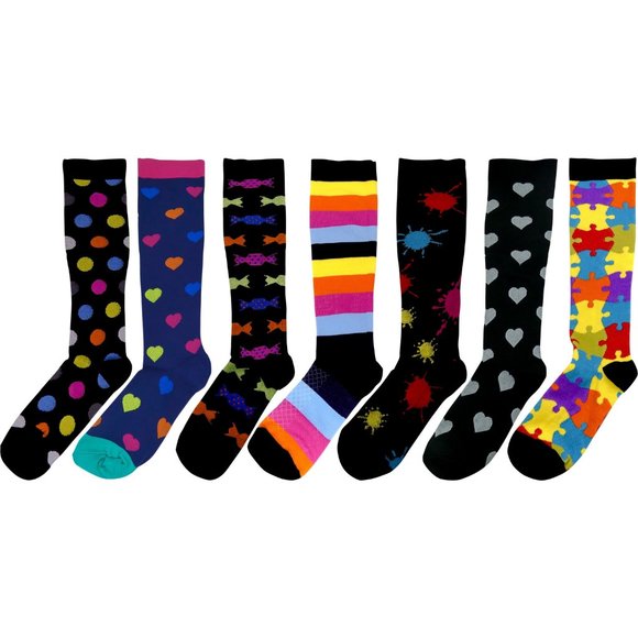 7 Pair Small/Medium Premium Quality Colorful Moder - Picture 3 of 7